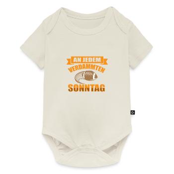 Football américain - Body à manches courtes Premium Bébé - blanc cassé - Devant