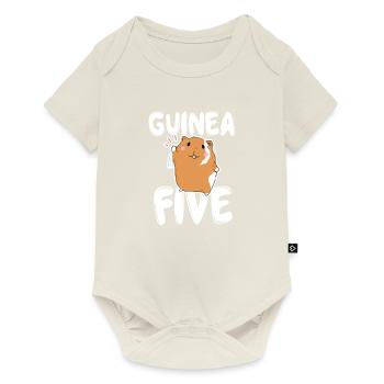 Guinea Pig Hamster Mouse Rat Rodent Funny - Baby Premium short-sleeve bodysuit - off white - Front