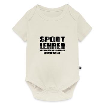 Sports teacher team lessons - Baby Premium short-sleeve bodysuit - off white - Front