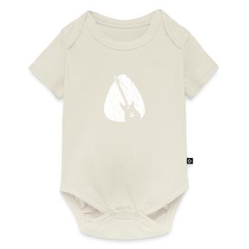 Guitares Plectrum Retro Vintage Rock & Roll Shirt - Body à manches courtes Premium Bébé - blanc cassé - Devant