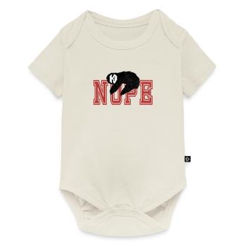Nope Sloth Shirt Tired Sloth T-Shirt - Baby Premium short-sleeve bodysuit - off white - Front
