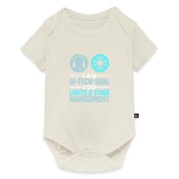 Lichttechniker Techniker Theater Geschenk - Baby Premium Kurzarmbody - Naturweiß - Vorne