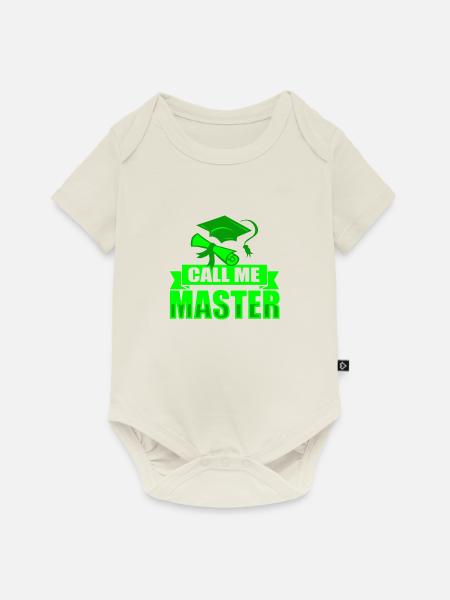 Universität - Baby Premium Kurzarmbody - Naturweiß