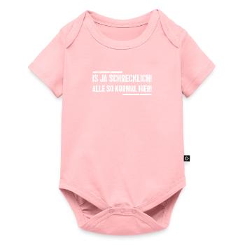 psychologie - Body à manches courtes Premium Bébé - rose - Devant
