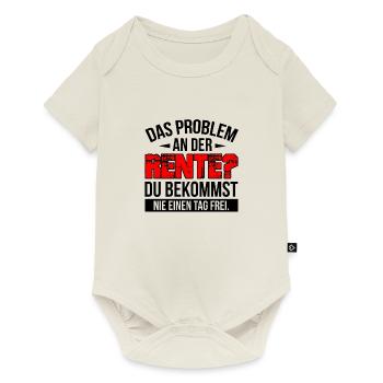 Rente - Baby Premium Kurzarmbody - Naturweiß - Vorne