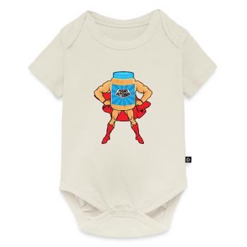 Peanut Butter Food Lover Graphic Geschenk - Baby Premium Kurzarmbody - Naturweiß - Vorne