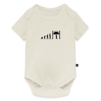 Mécanicien, cadeau, dicton drôle - Body à manches courtes Premium Bébé - blanc cassé - Devant