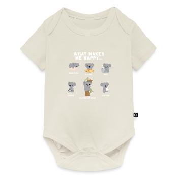 Koala - Ours Koala - Ours Koala - Introverti - Nerd - Body à manches courtes Premium Bébé - blanc cassé - Devant