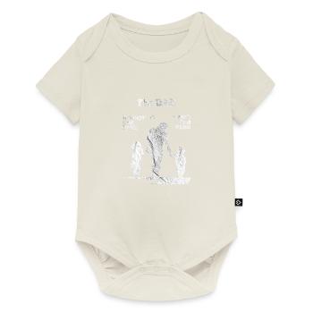 Le papa père enfant cadeau de chemise - Body à manches courtes Premium Bébé - blanc cassé - Devant