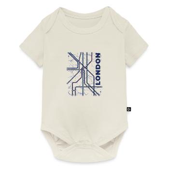 London subway underground - Baby Premium short-sleeve bodysuit - off white - Front