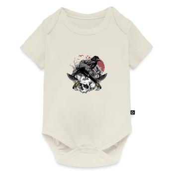 Hugin and Munin Norse Mythology Ravens gift - Baby Premium short-sleeve bodysuit - off white - Front