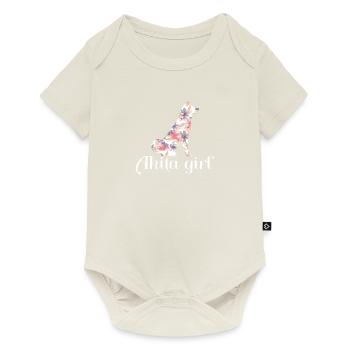 Akita Lovers,Akita Girl, New Akita Lovers Gift - Baby Premium short-sleeve bodysuit - off white - Front