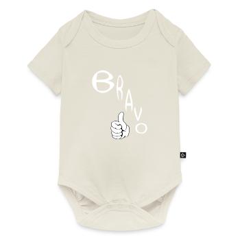 bravo t-shirt - Baby Premium short-sleeve bodysuit - off white - Front