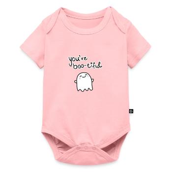 You're boo-tiful ghost - Baby Premium short-sleeve bodysuit - rose - Front