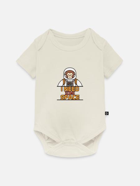 monkey - Baby Premium short-sleeve bodysuit - off white