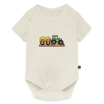 Tracteur agricole - Body à manches courtes Premium Bébé - blanc cassé - Devant