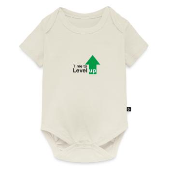 Time to Level Up - Cadeau - Body à manches courtes Premium Bébé - blanc cassé - Devant