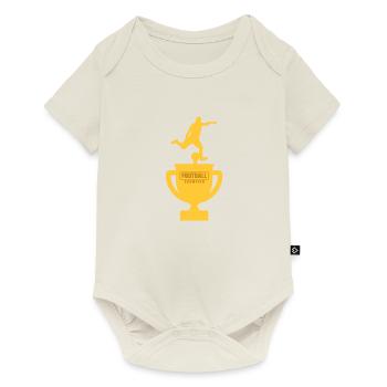 Football Cup - Baby Premium short-sleeve bodysuit - off white - Front