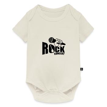 Rock concert - Baby Premium short-sleeve bodysuit - off white - Front
