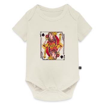 Reine de pique - Body à manches courtes Premium Bébé - blanc cassé - Devant