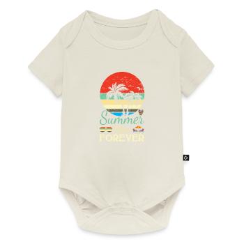 Summer Vibes Forever - Baby Premium short-sleeve bodysuit - off white - Front