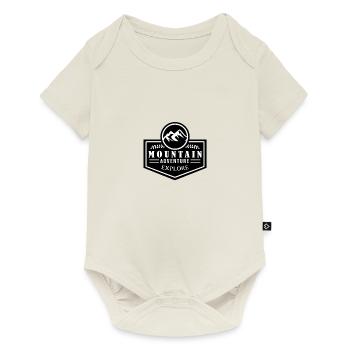 montagnes - Body à manches courtes Premium Bébé - blanc cassé - Devant