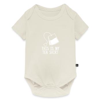 Tea shirt - Baby Premium short-sleeve bodysuit - off white - Front
