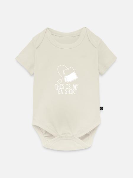 Tea shirt - Baby Premium short-sleeve bodysuit - off white