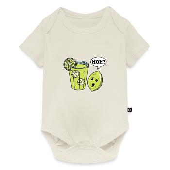 Limonade drôle jus de citron vert citron - Body à manches courtes Premium Bébé - blanc cassé - Devant