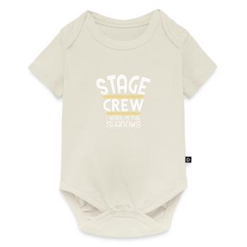 Stage crew, Bühnenmitarbeiter, Roadie Geschenk - Baby Premium Kurzarmbody - Naturweiß - Vorne