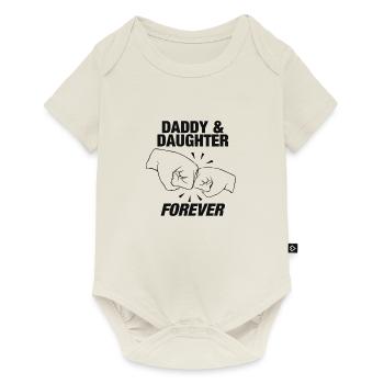 Gift for fathers. Gift for daughters. team - Baby Premium short-sleeve bodysuit - off white - Front