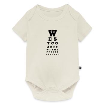 West Coast Swing Dance Gift - WCS Dance Gift - Baby Premium short-sleeve bodysuit - off white - Front