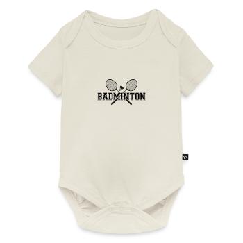 badminton - Baby Premium short-sleeve bodysuit - off white - Front