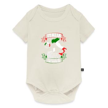 T-shirt Roma Italia, Roma est ma chemise de ville préférée - Body à manches courtes Premium Bébé - blanc cassé - Devant