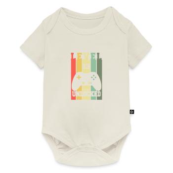Niveau 13 Achievement Design 13e anniversaire débloqué - Body à manches courtes Premium Bébé - blanc cassé - Devant