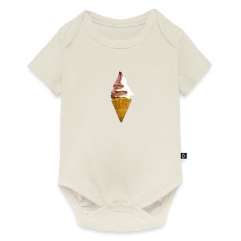 Glace douce - Body à manches courtes Premium Bébé - blanc cassé - Devant