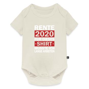 Lustige Geschenke zum Ruhestand Renteneintritt 202 - Baby Premium Kurzarmbody - Naturweiß - Vorne