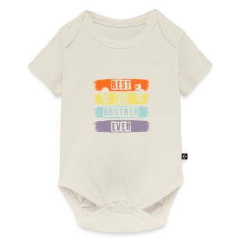 Best big brother ever retro vintage - Baby Premium short-sleeve bodysuit - off white - Front