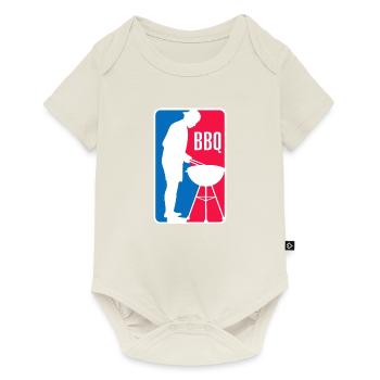 BBQ League League Grilling Barbecue Grill Griller Gri - Baby Premium short-sleeve bodysuit - off white - Front