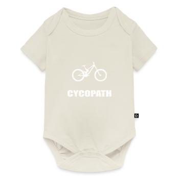 Cycopath bike biker bike downhill freeride - Baby Premium short-sleeve bodysuit - off white - Front