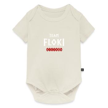 Team Floki Viking Quote Cool Warrior Norse Warrior - Body à manches courtes Premium Bébé - blanc cassé - Devant