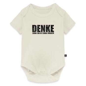 DENKE - Baby Premium Kurzarmbody - Naturweiß - Vorne