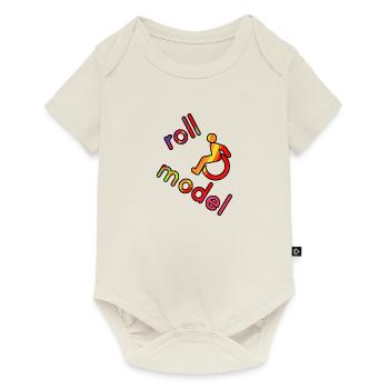 Roll Model! Disability - Baby Premium short-sleeve bodysuit - off white - Front