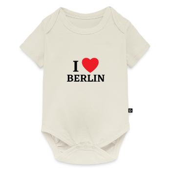 J'aime berlin - Body à manches courtes Premium Bébé - blanc cassé - Devant
