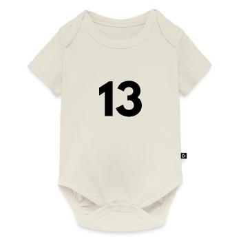 13 - Baby Premium short-sleeve bodysuit - off white - Front