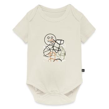 Abstract art - Baby Premium short-sleeve bodysuit - off white - Front