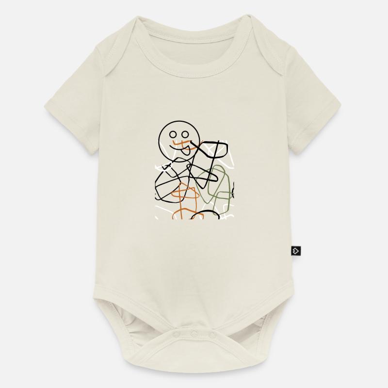 Abstrakte Kunst - Baby Premium Kurzarmbody - Naturweiß