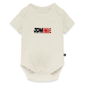 JDM Tuner Life Japanese Flag Design - Body à manches courtes Premium Bébé - blanc cassé - Devant