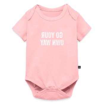 Passez votre propre chemin - Body à manches courtes Premium Bébé - rose - Devant