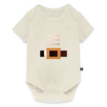 Soldier Nutcracker Toy Halloween Costume - Baby Premium short-sleeve bodysuit - off white - Front